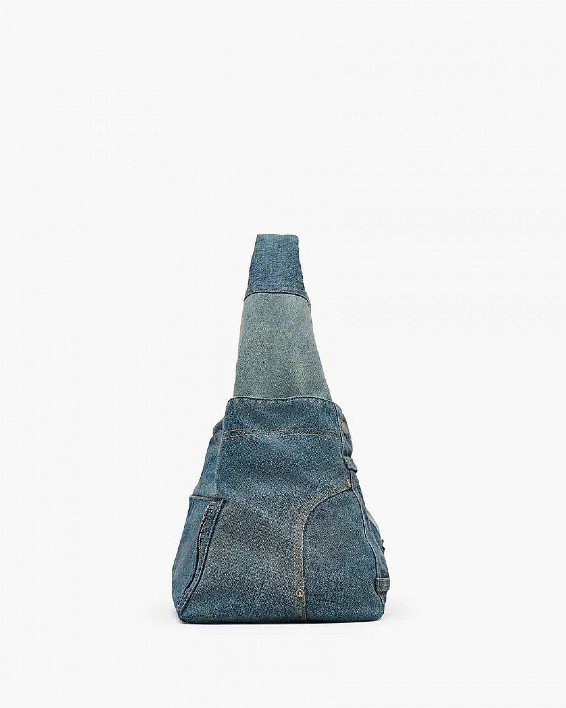 The Deconstructed Denim Sack Bag