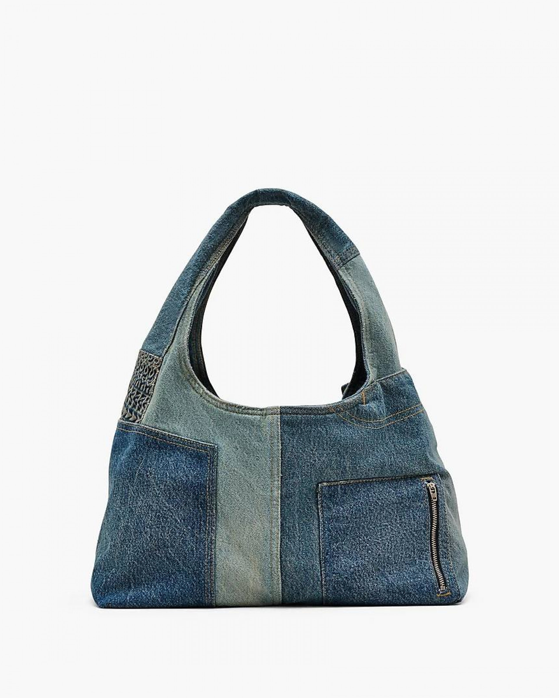 The Deconstructed Denim Sack Bag