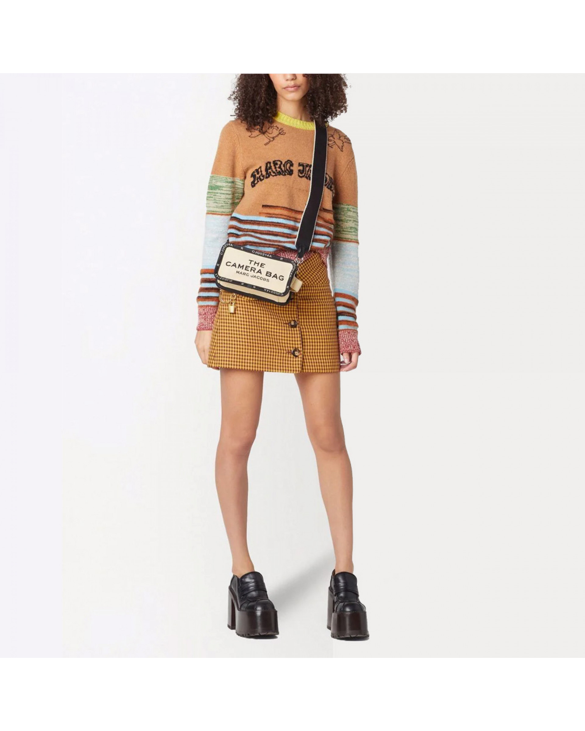The Jacquard Camera Bag - Warm Sand