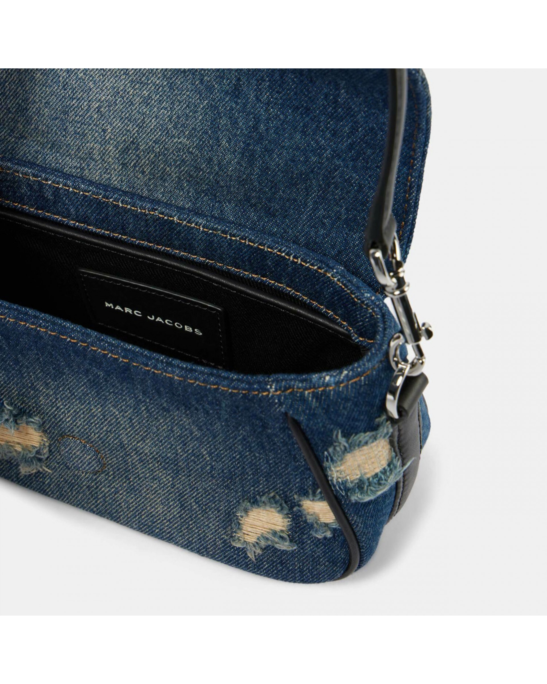 The Rip And Repair Denim Clover Bag Punc Indigo