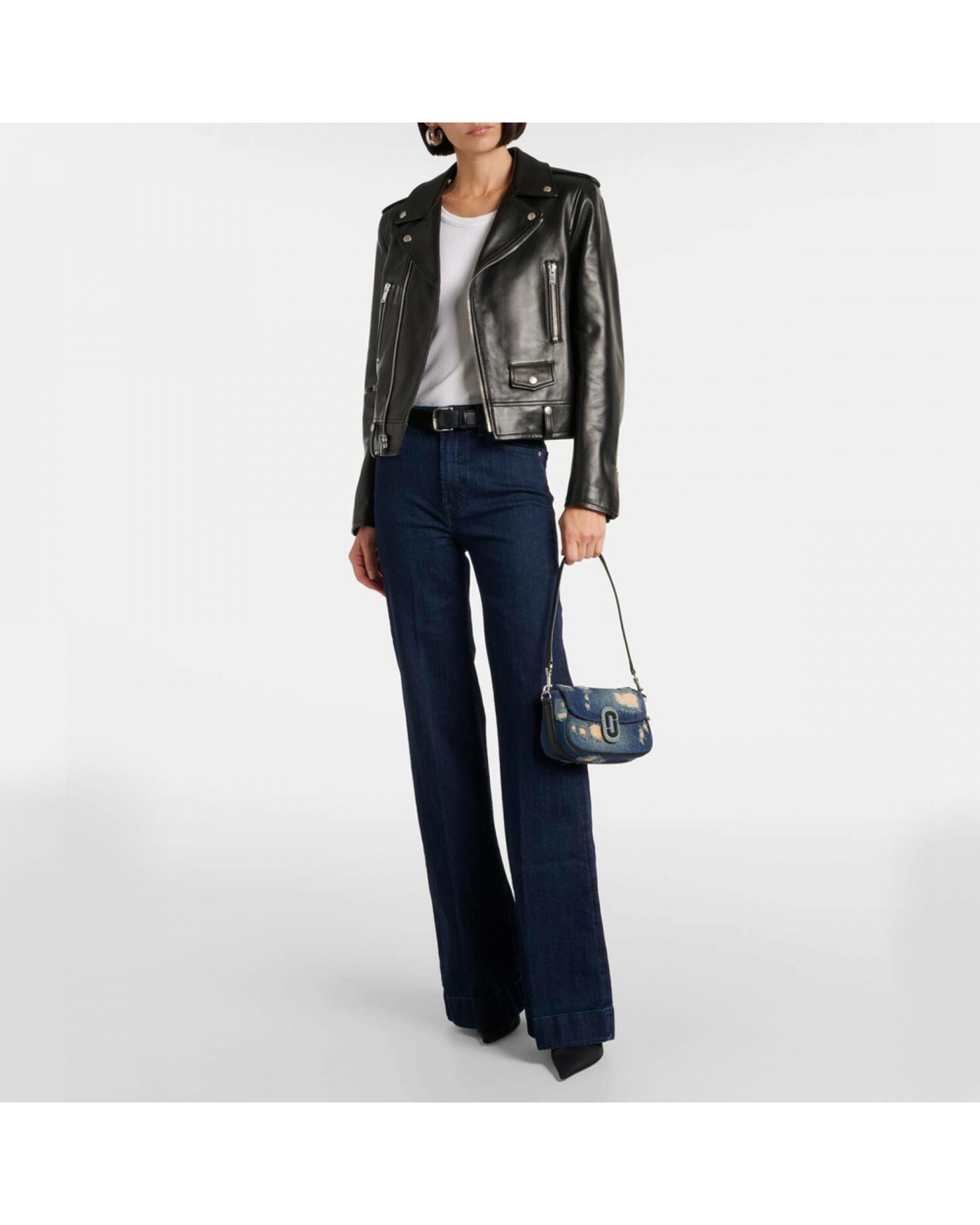 The Rip And Repair Denim Clover Bag Punc Indigo