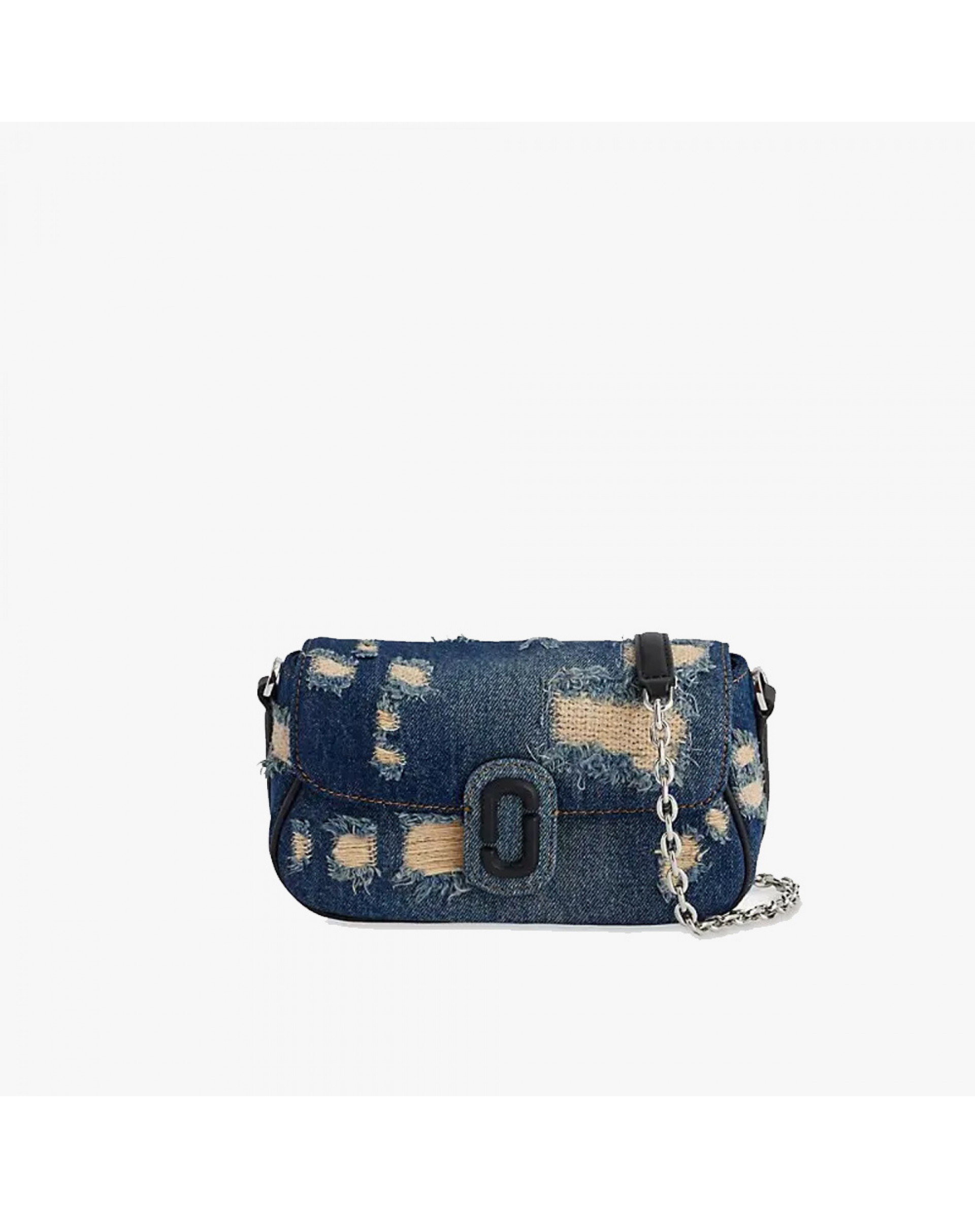 The Rip And Repair Denim Clover Bag Punc Indigo