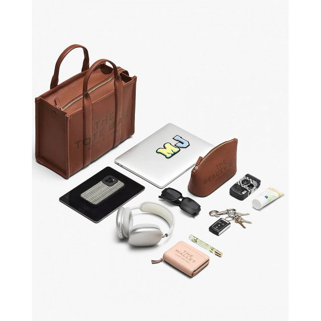  Marc Jacobs The Tote Bag Leather Medium - twine