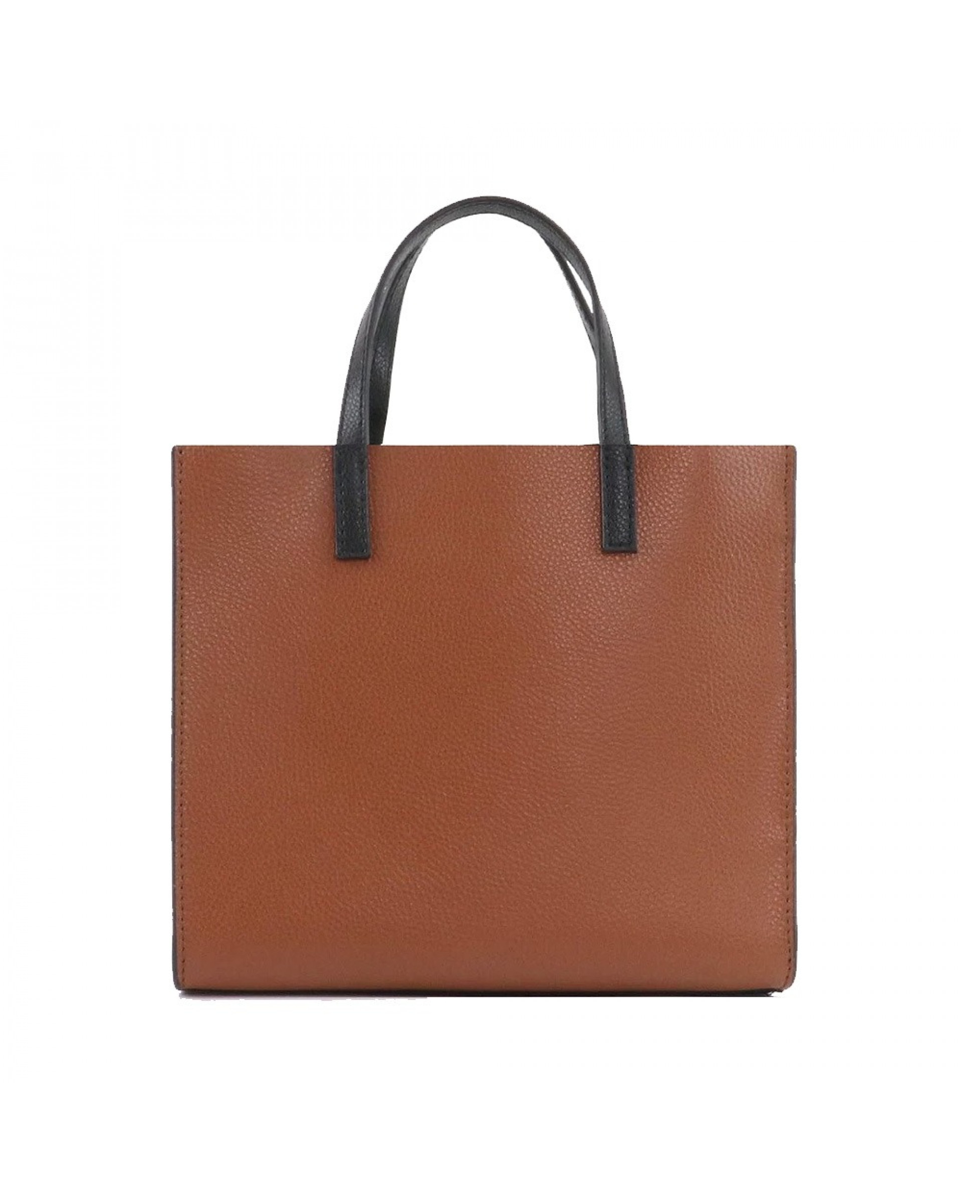 The Leather Mini Grind Tote Bag - Chocolate Truffle