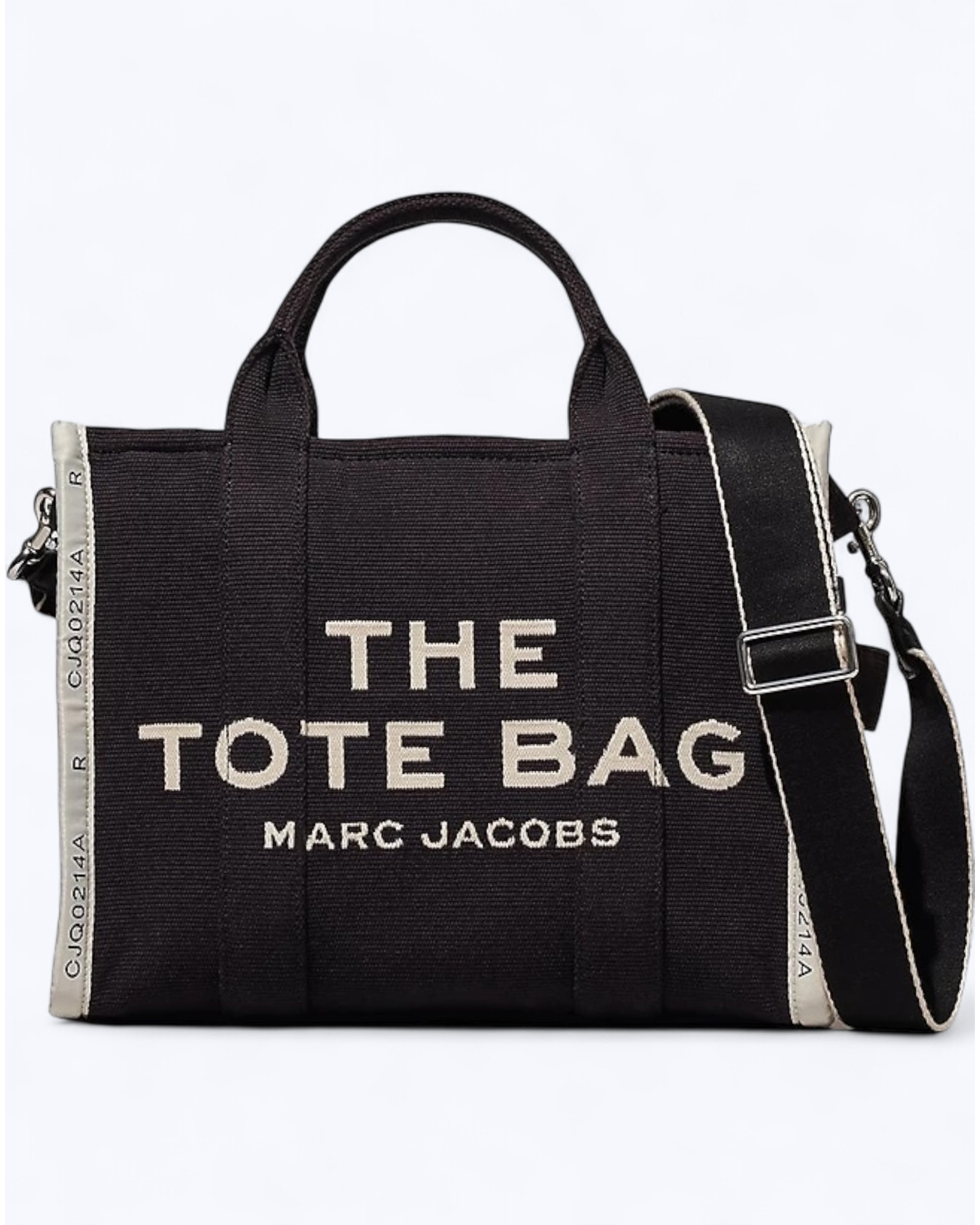 The Tote Bag Jacquard Medium - Black