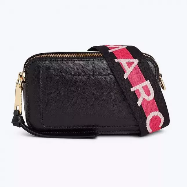 Marc Jacobs logo strap snapshot - black multi