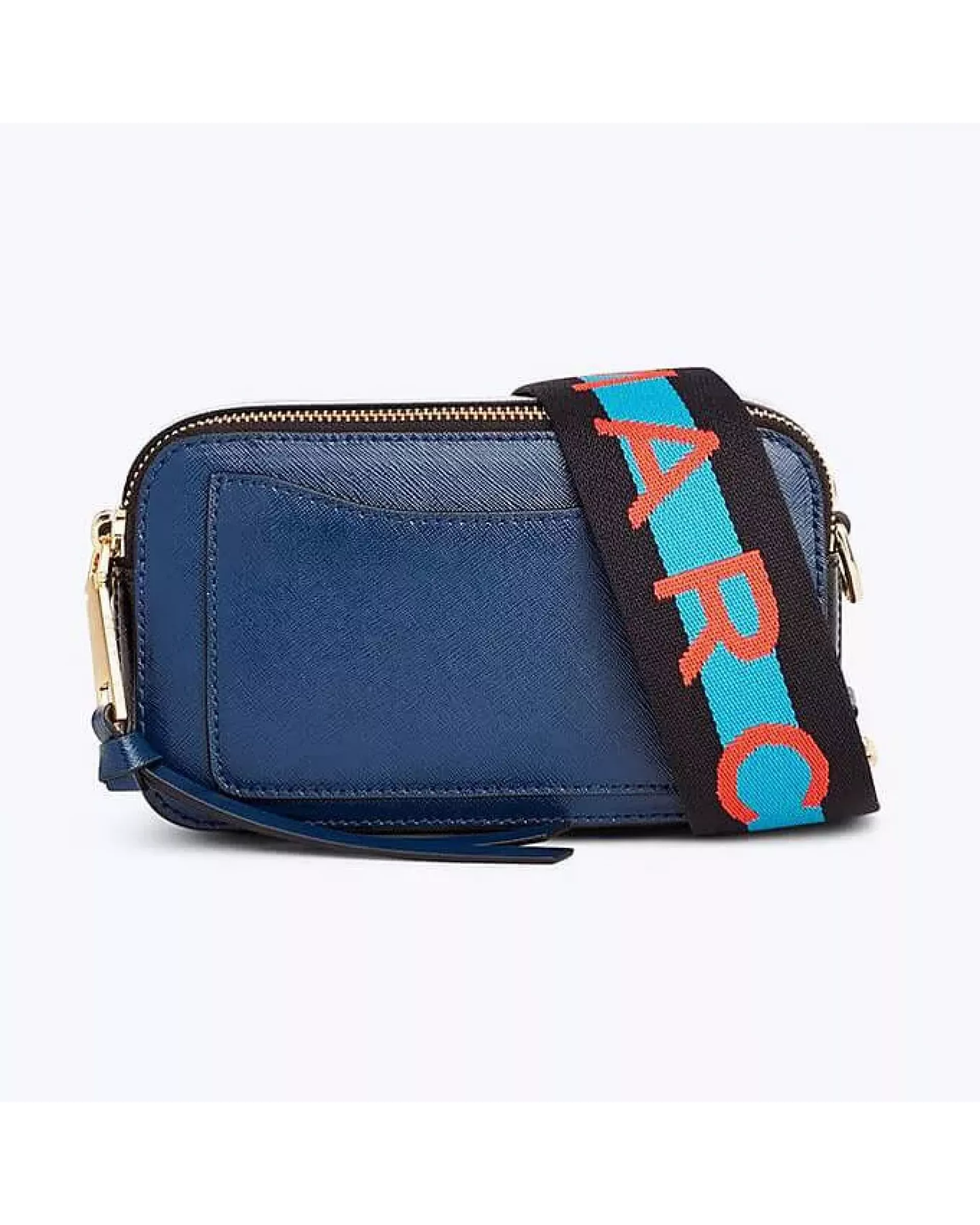 Сумка Marc Jacobs logo strap snapshot - blue sea multi