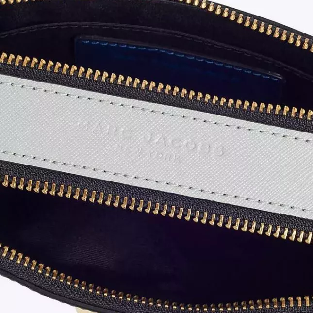 Marc Jacobs logo strap snapshot - blue sea multi