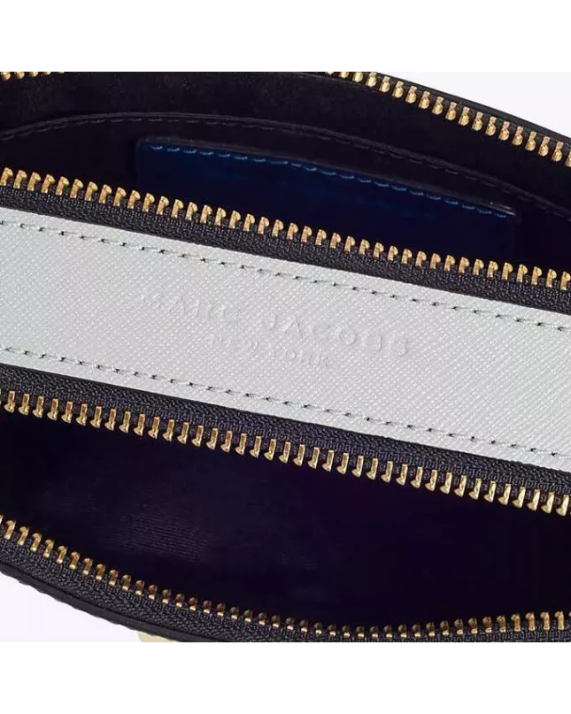 Marc Jacobs logo strap snapshot - blue sea multi