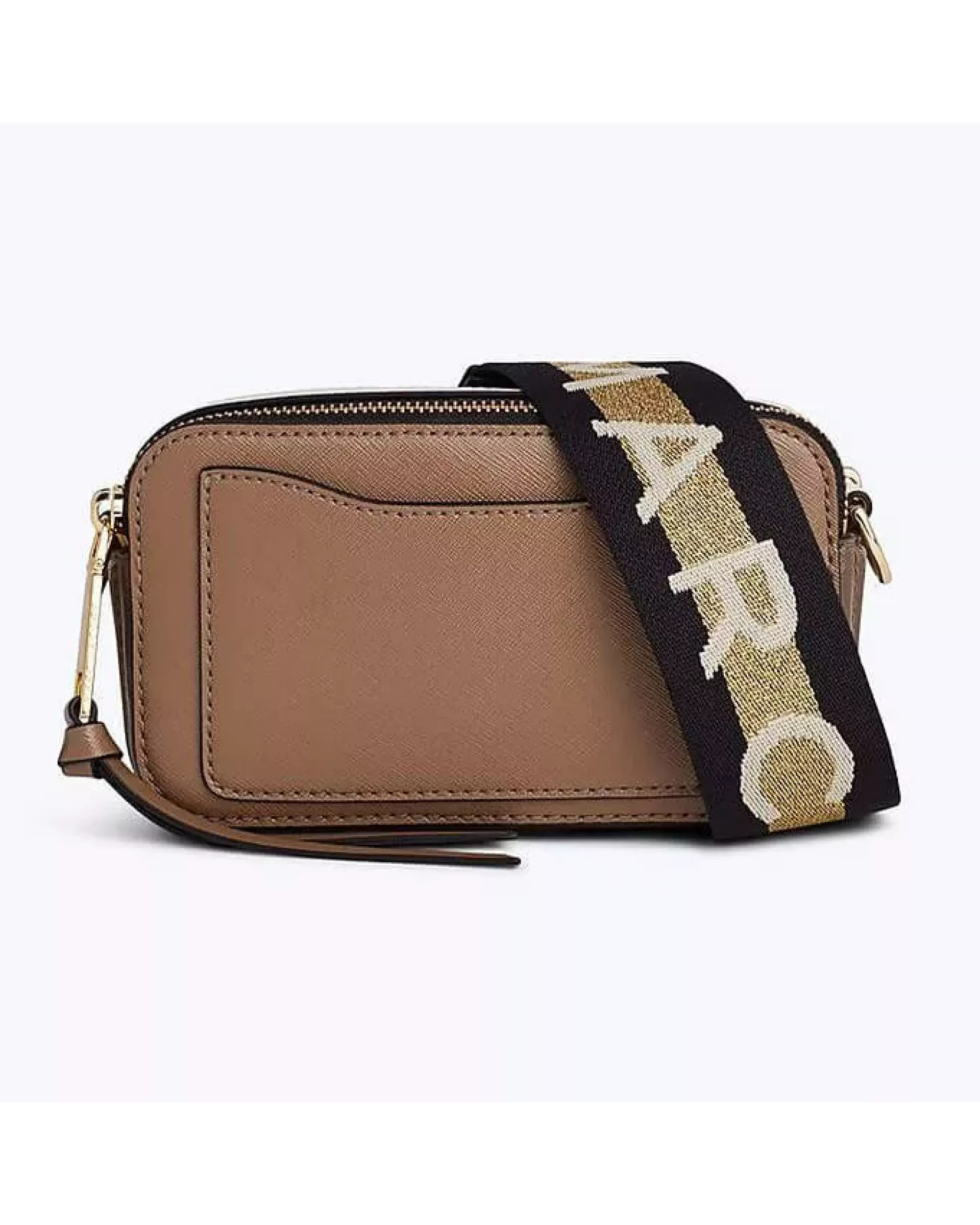 Сумка Marc Jacobs logo strap snapshot - french grey multi