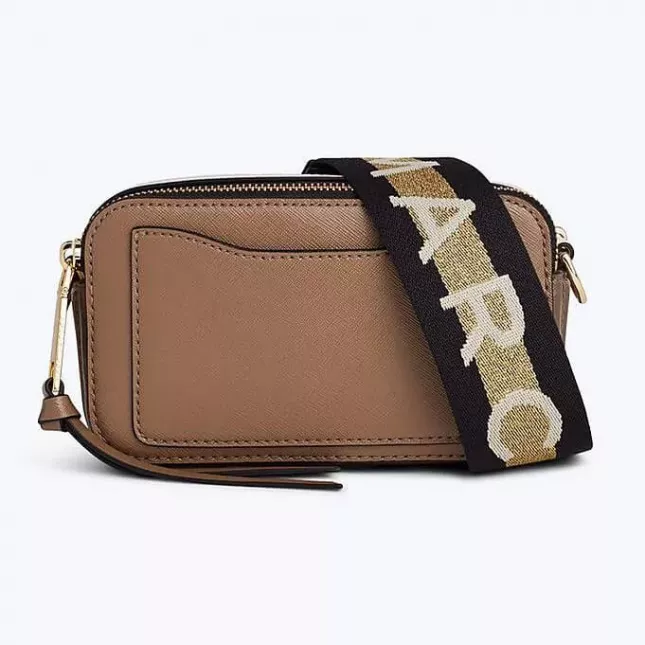  Marc Jacobs logo strap snapshot - french grey multi
