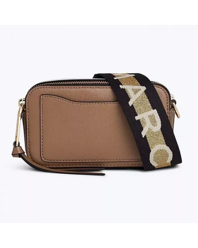  Marc Jacobs logo strap snapshot - french grey multi