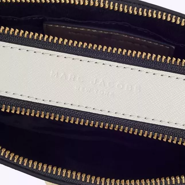  Marc Jacobs logo strap snapshot - french grey multi