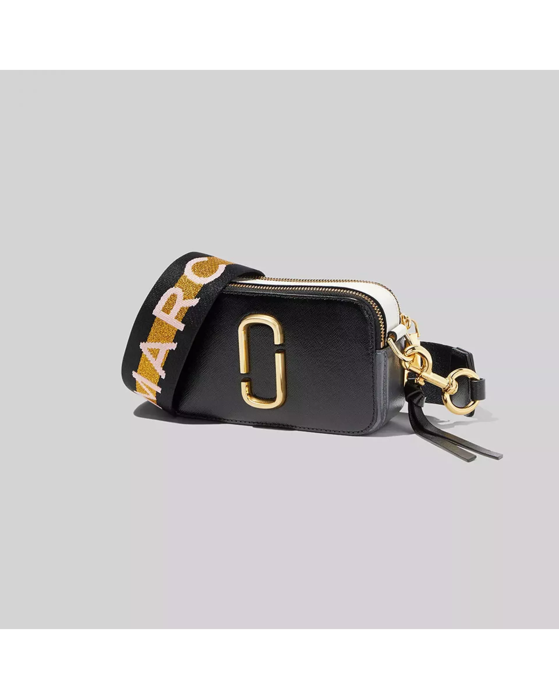 Сумка Marc Jacobs logo strap snapshot - new black multi