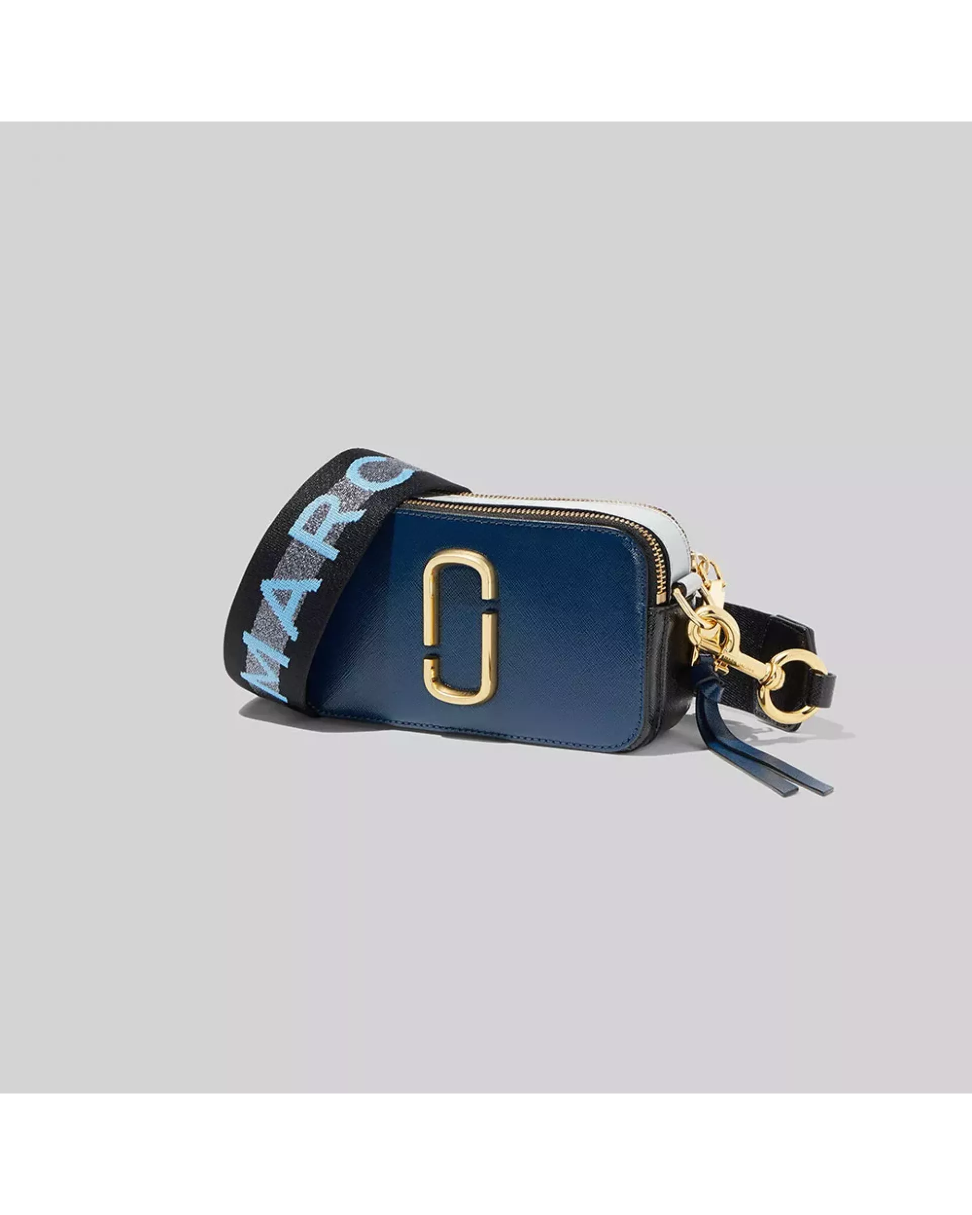 Сумка Marc Jacobs logo strap snapshot - new blue sea multi