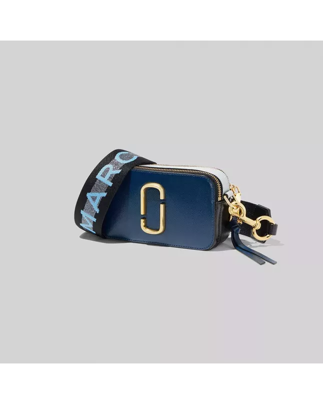  Marc Jacobs logo strap snapshot - new blue sea multi