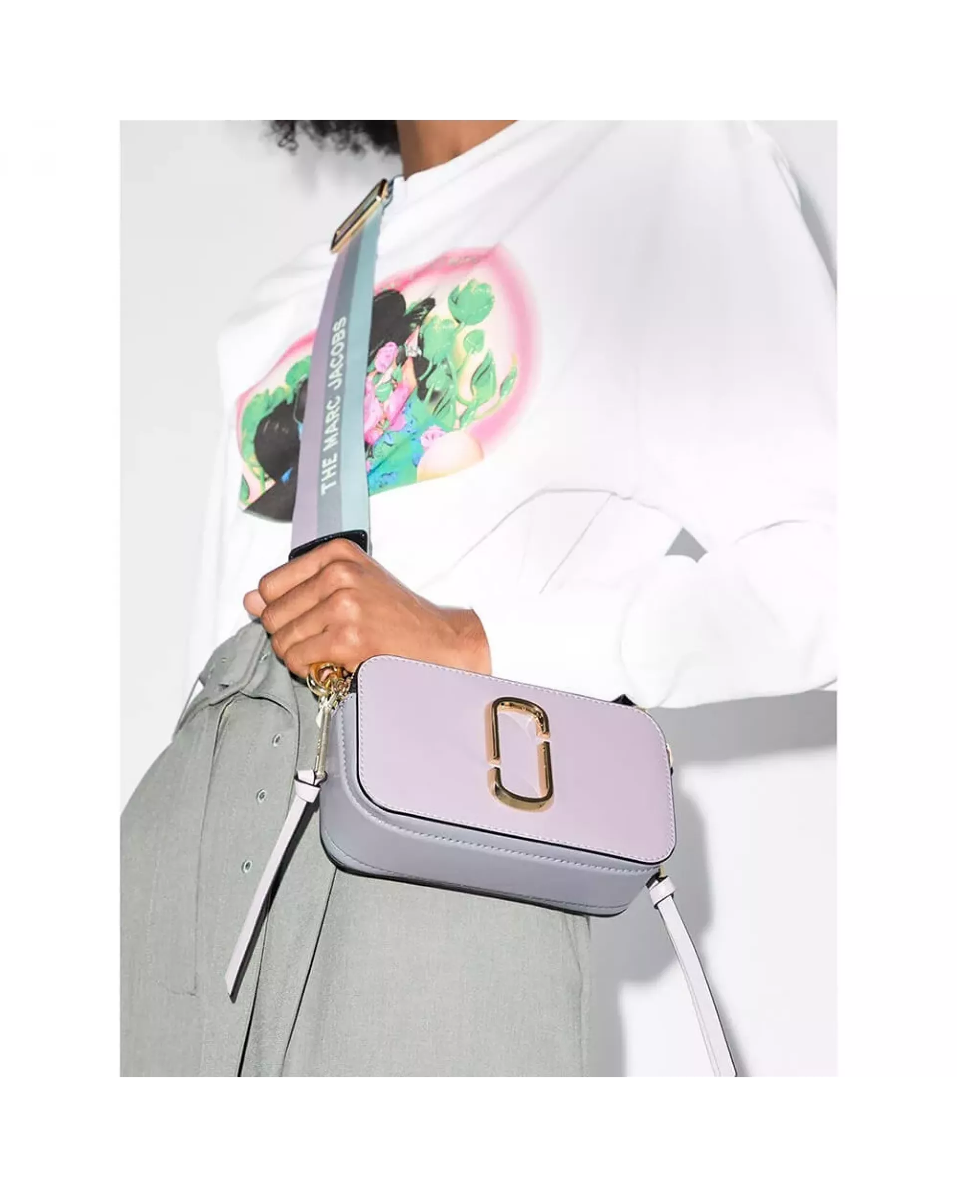 Сумка Marc Jacobs Snapshot - dusty lilac multi