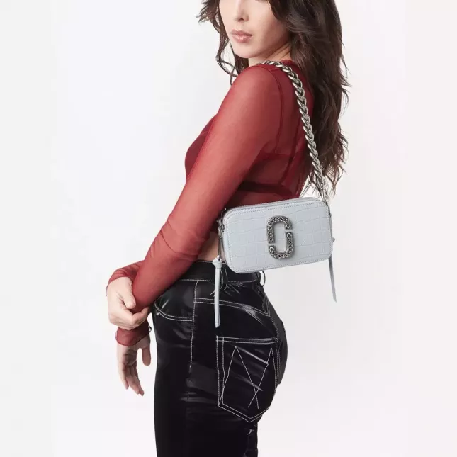 Marc Jacobs the croc-embossed snapshot quarry
