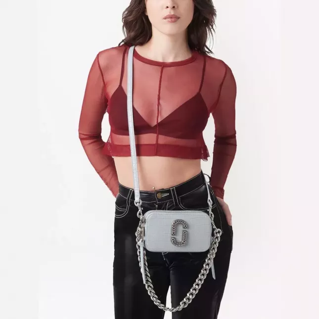 Marc Jacobs the croc-embossed snapshot quarry