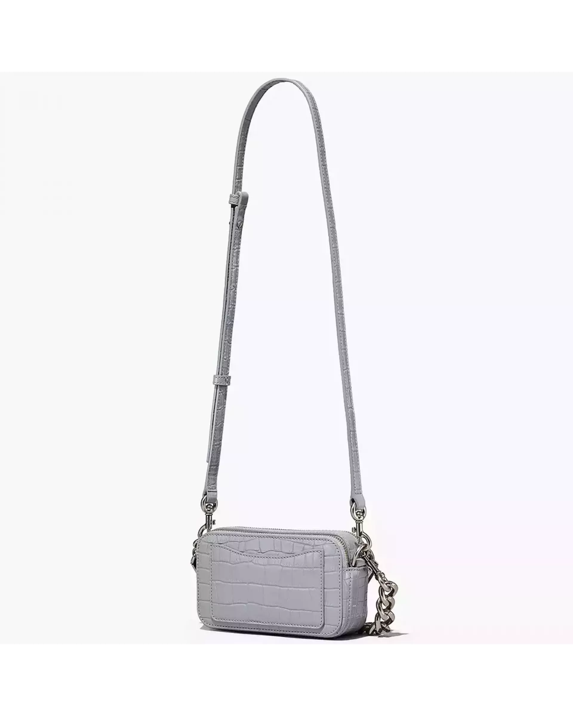 Сумка Marc Jacobs the croc-embossed snapshot quarry