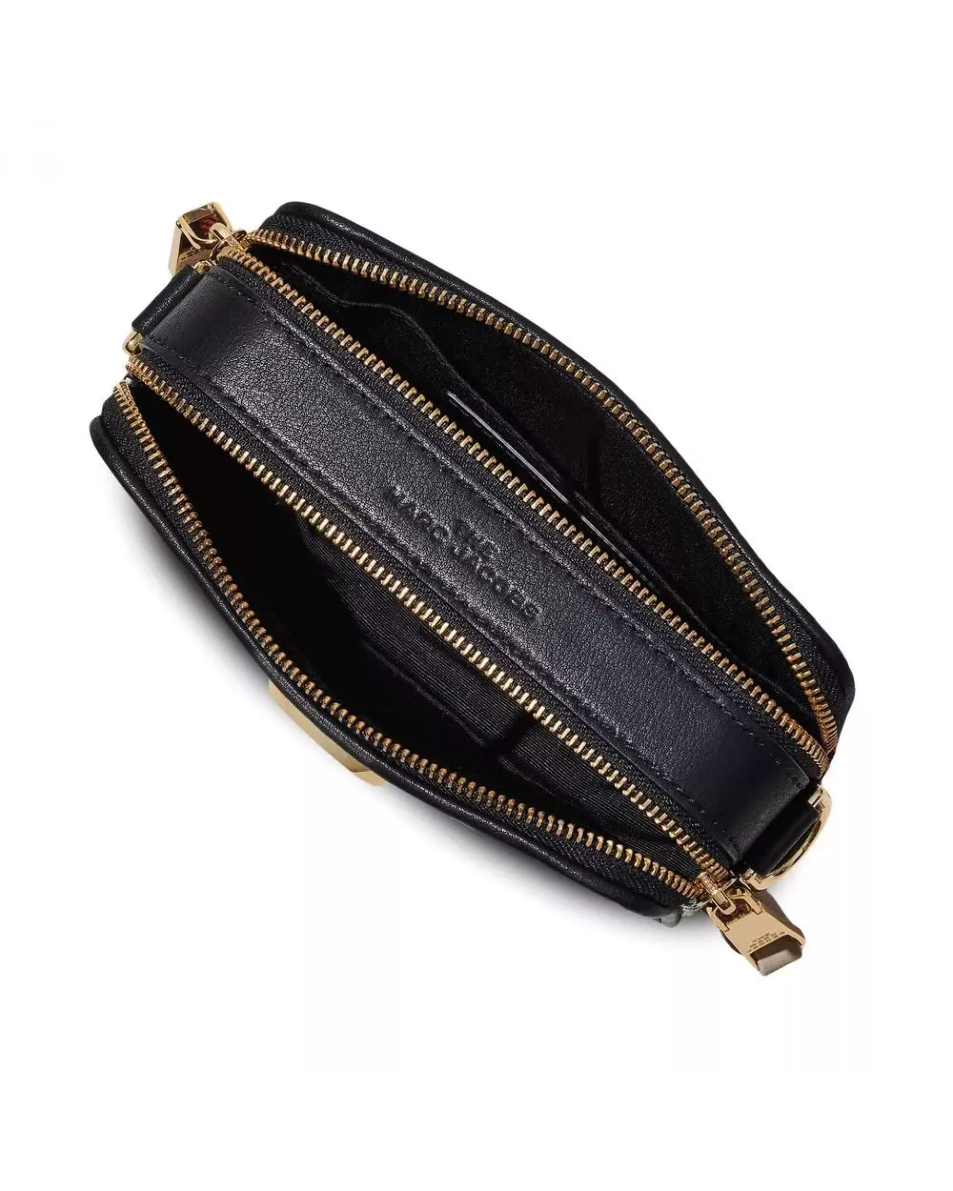 Сумка Marc Jacobs the mixed media snapshot crossbody bag black