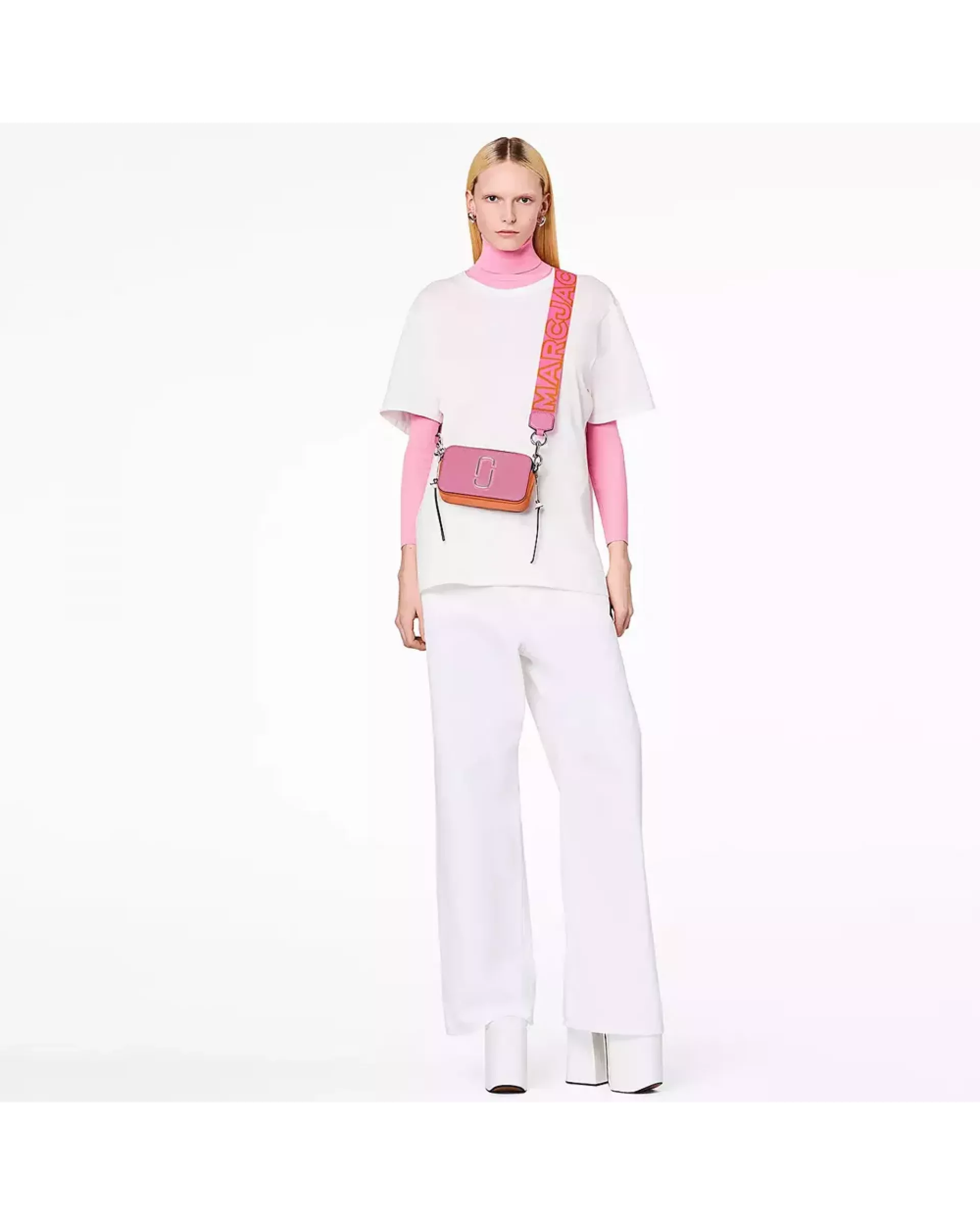 Сумка Marc Jacobs Snapshot - candy pink multi