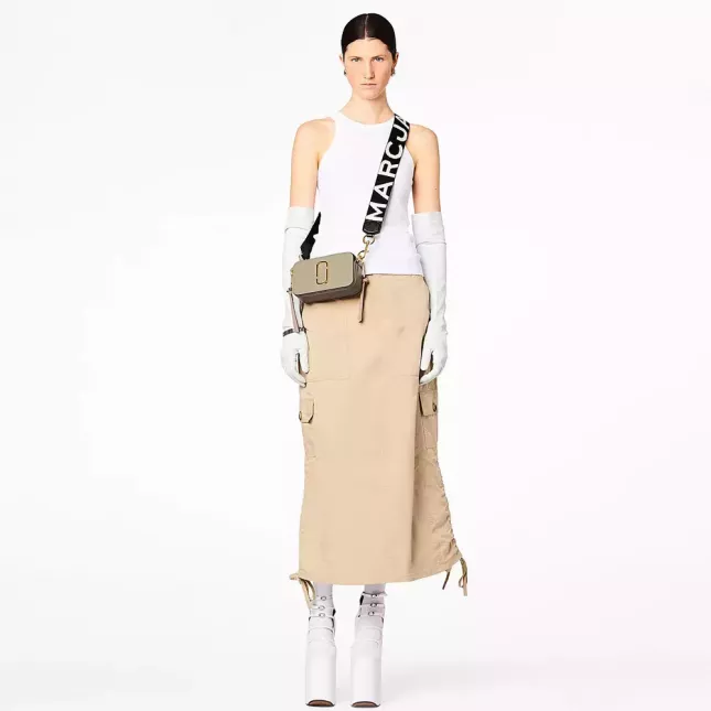 Сумка Marc Jacobs Snapshot - khaki multi