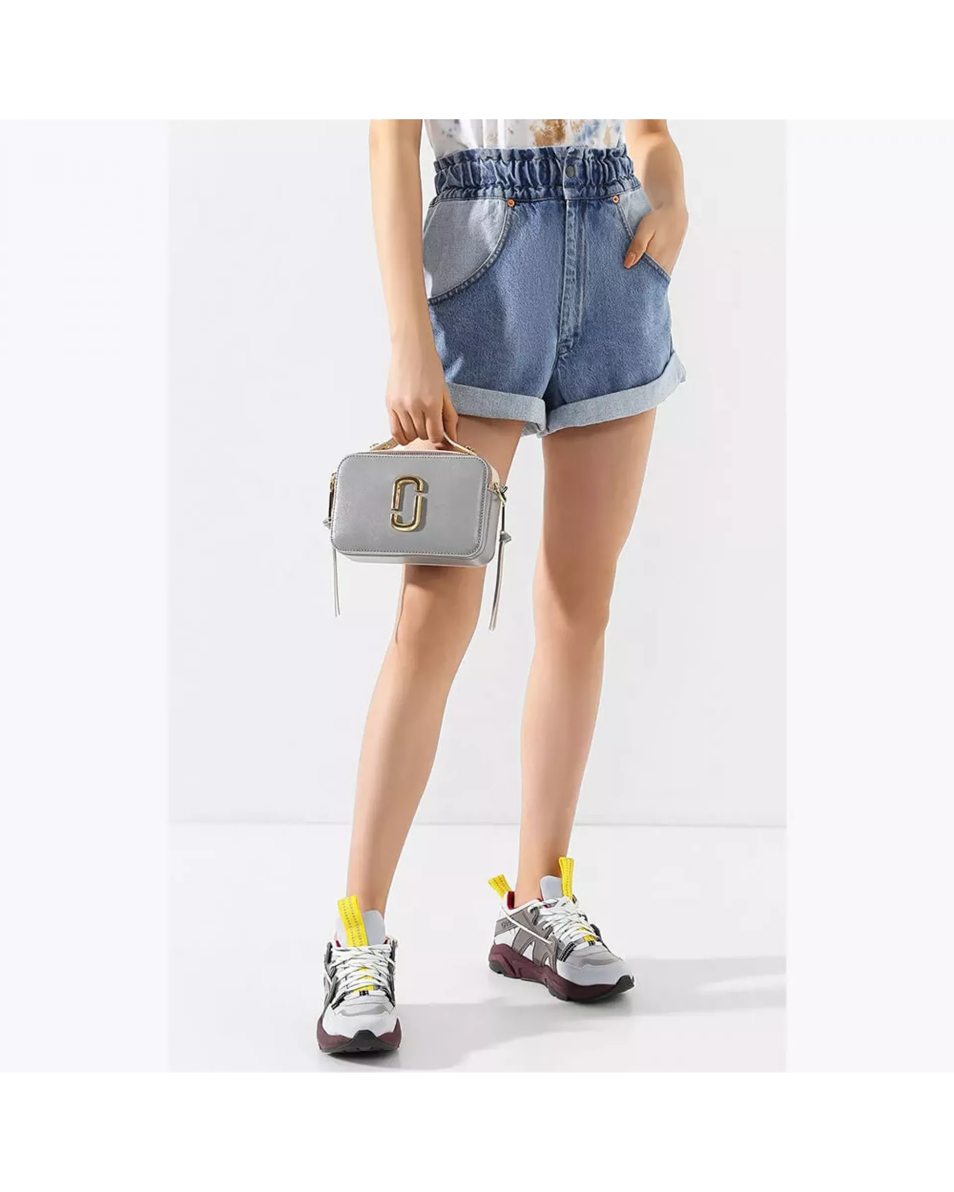 Сумка Marc Jacobs Sure Shot Large - rock grey