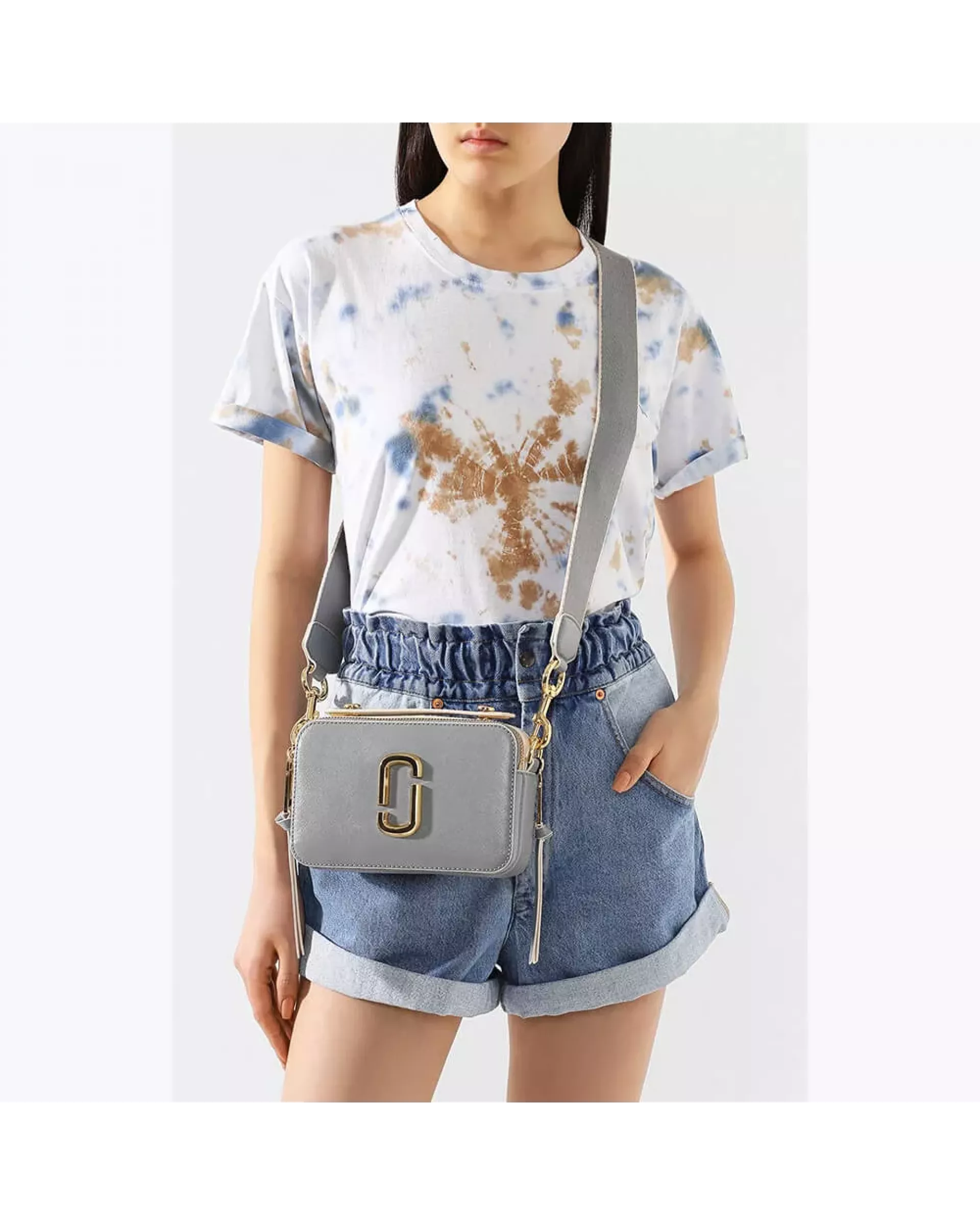 Сумка Marc Jacobs Sure Shot Large - rock grey
