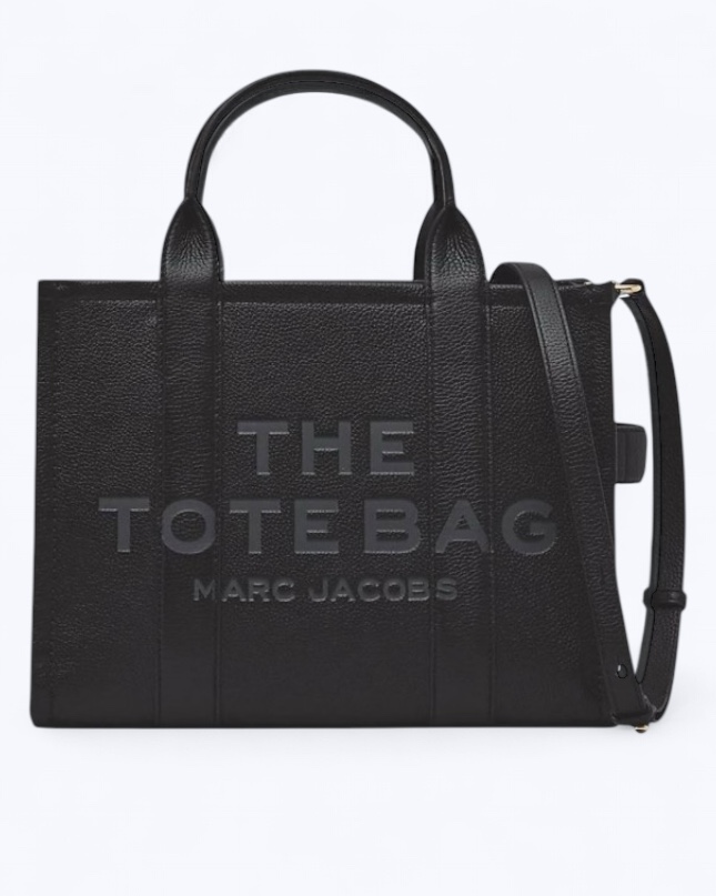 Marc Jacobs The Tote Bag Leather Medium - black