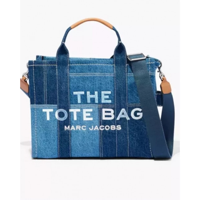 Marc Jacobs The Tote Bag Denim Medium - blue