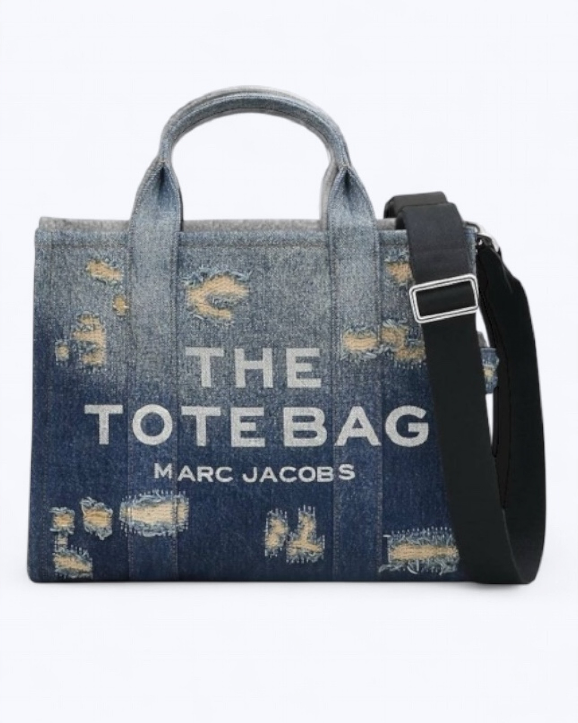 The Rip And Repair Denim Medium Tote Bag