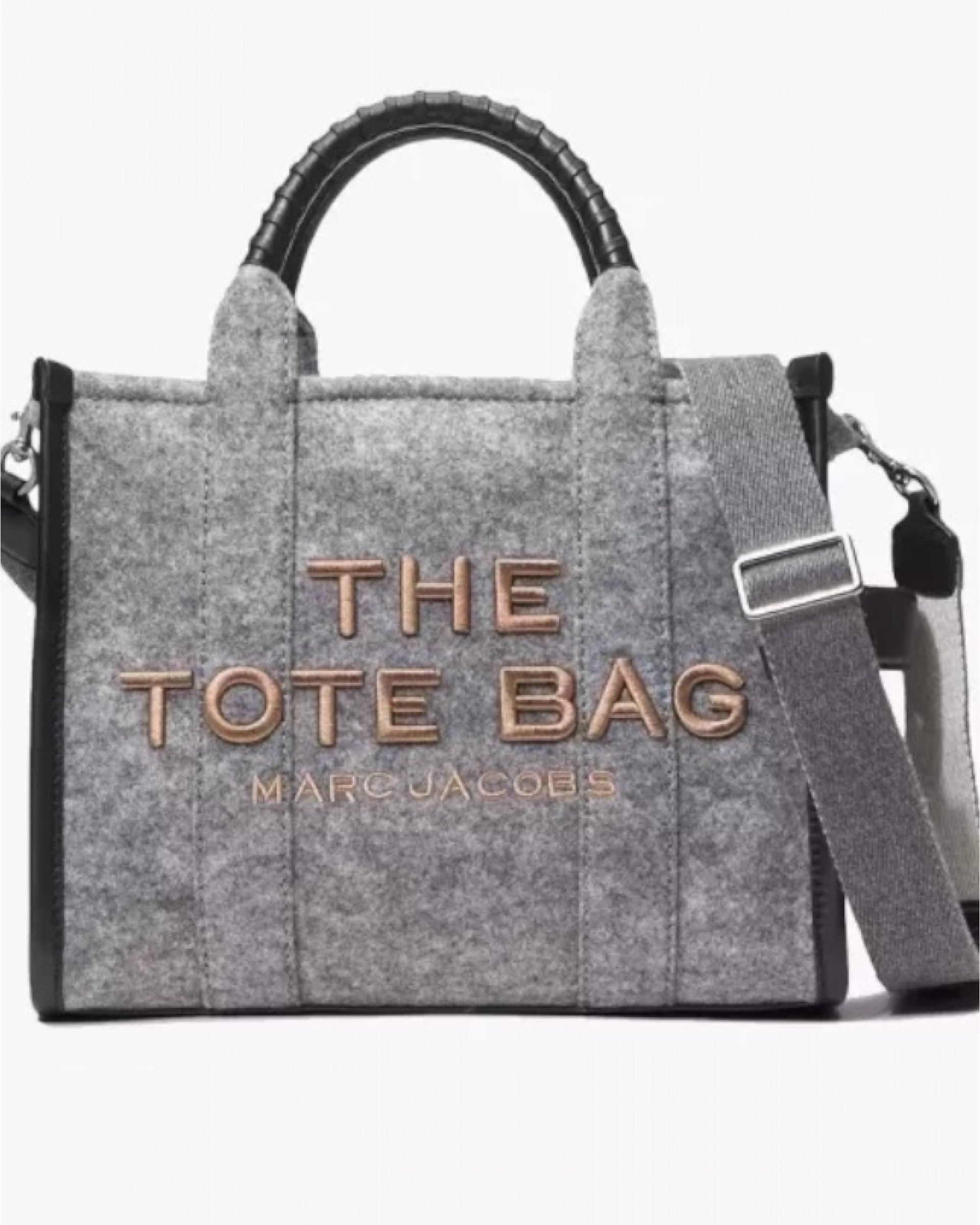 The Tote Bag felt flannel medium heather - Grey