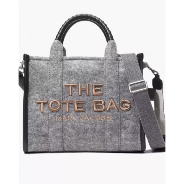 Marc Jacobs The Tote Bag felt flannel medium heather - Grey