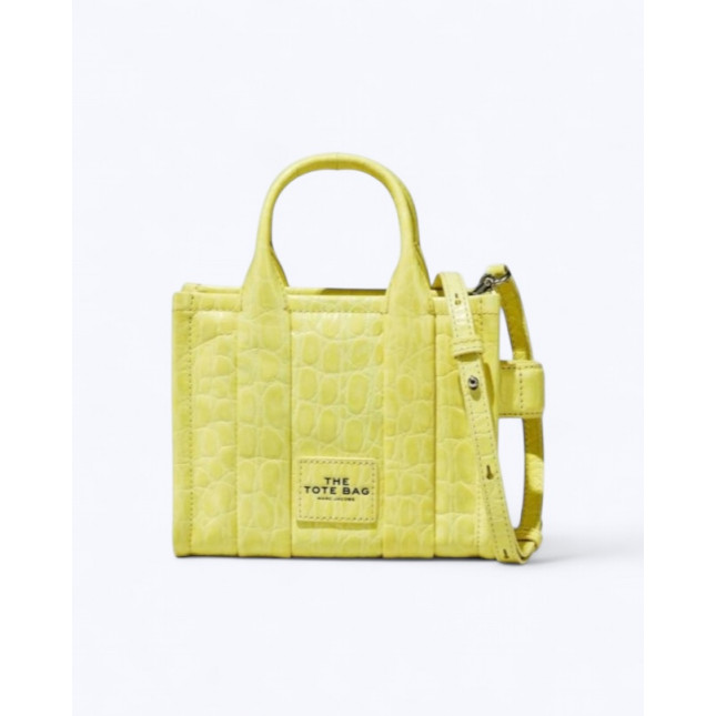  Marc Jacobs The Tote Bag Small Croc-Embossed - tender yellow