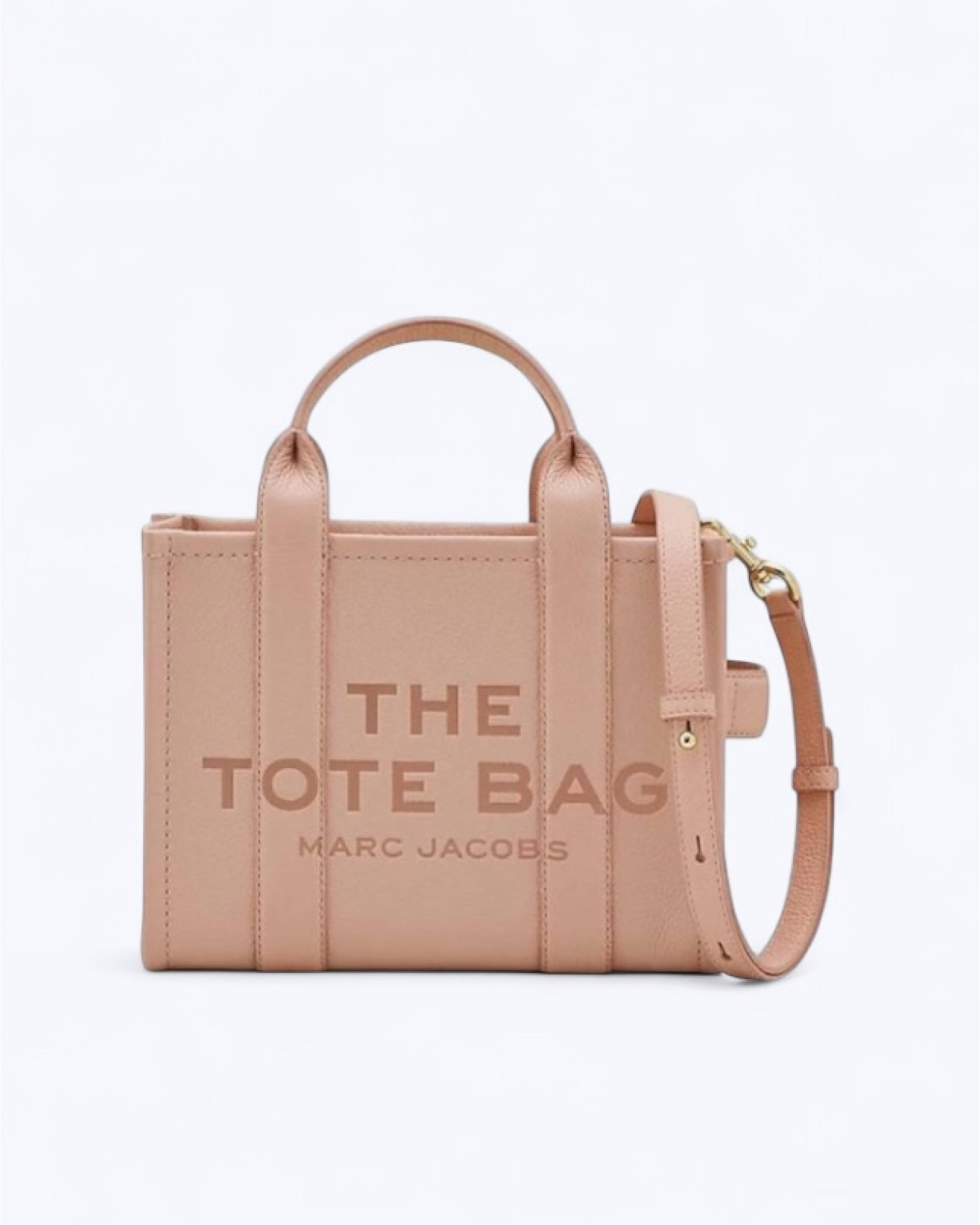 The Tote Bag Leather Small  - Rose