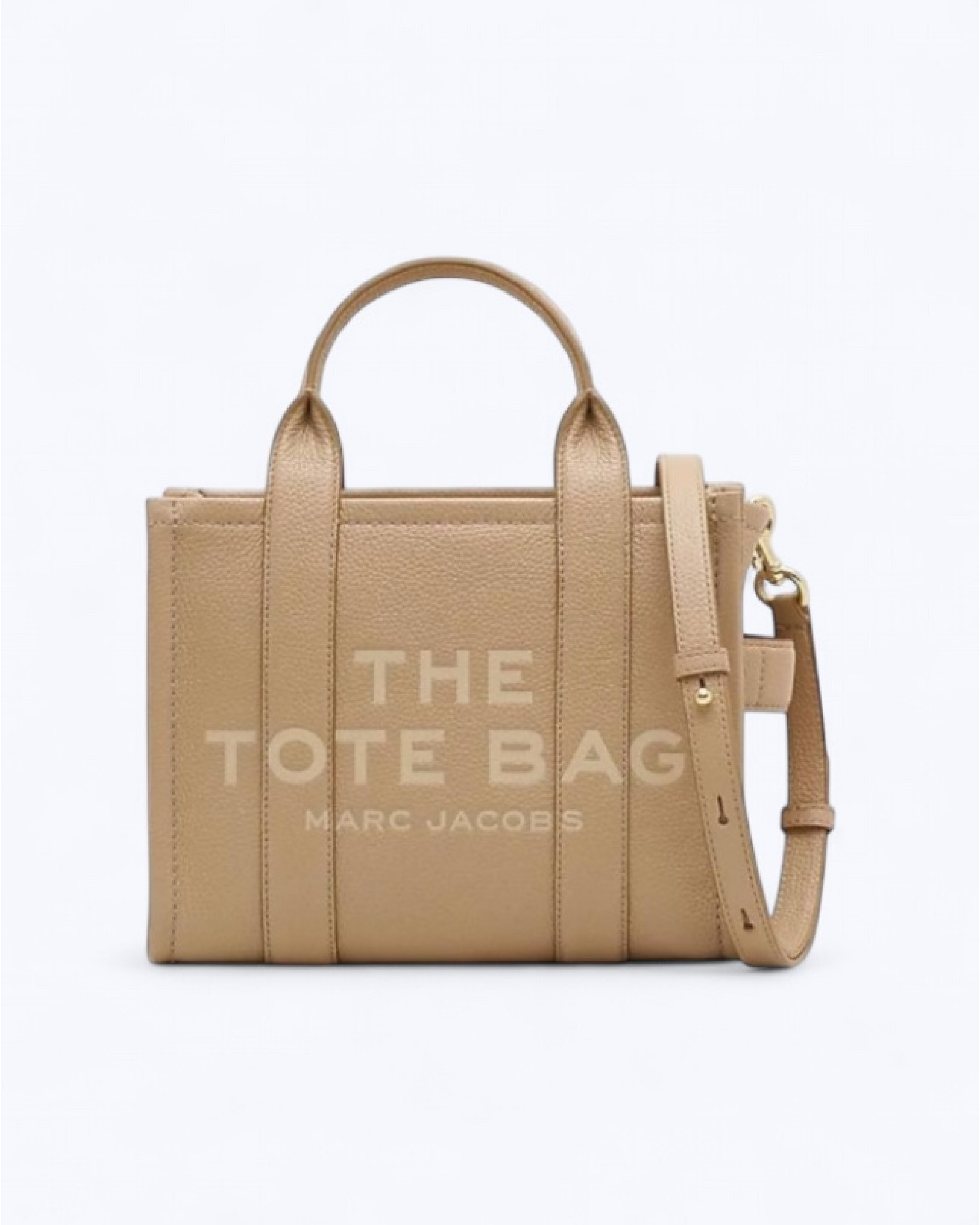 The Leather Small Tote Bag - Camel