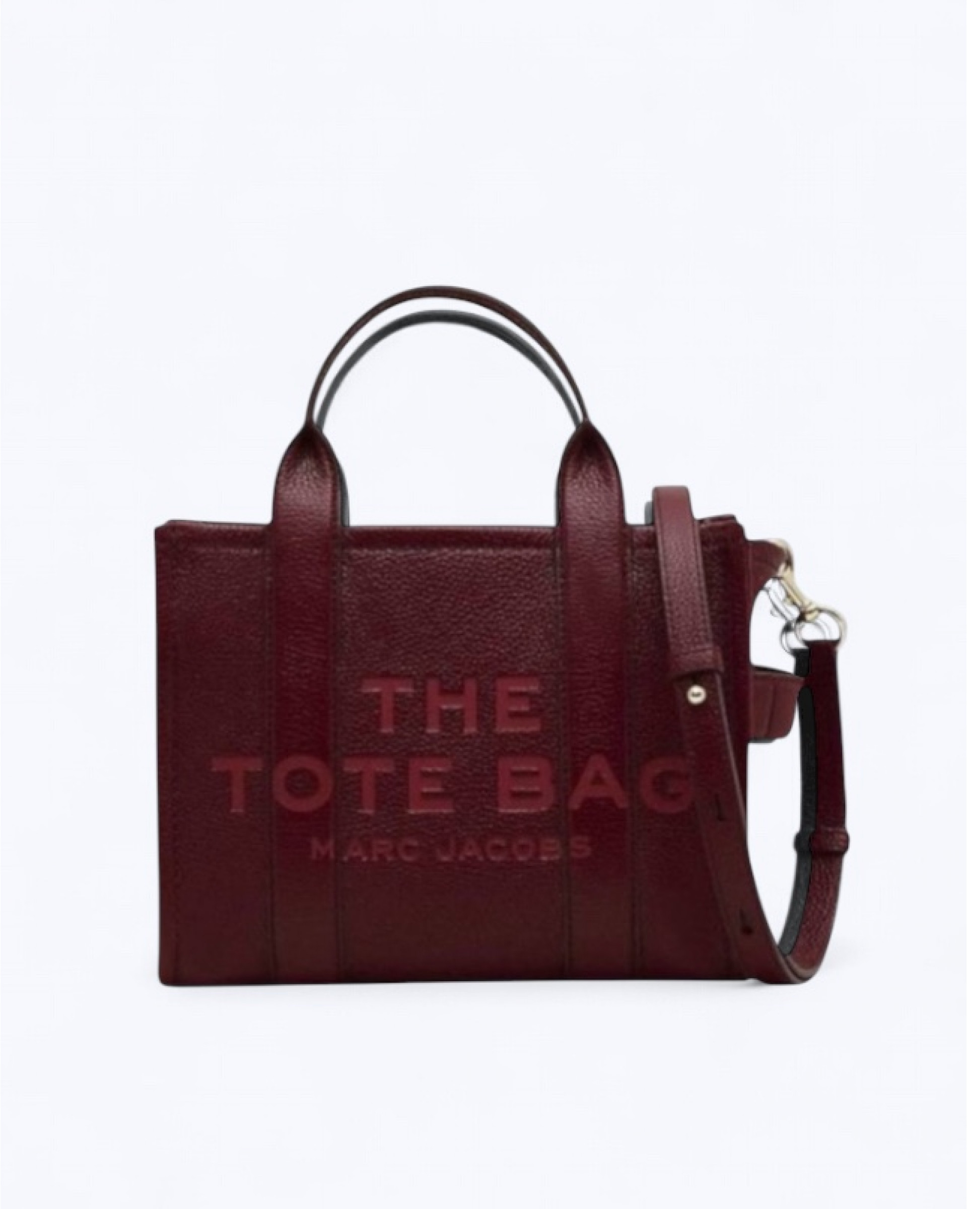 The Tote Bag Leather Small  - Chianti