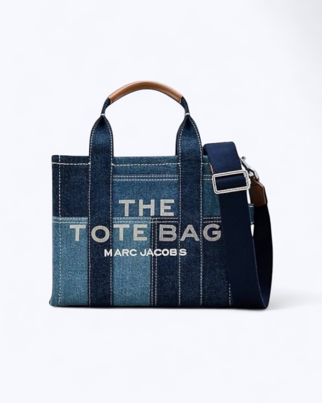 Marc Jacobs The Tote Bag Denim Small  - blue