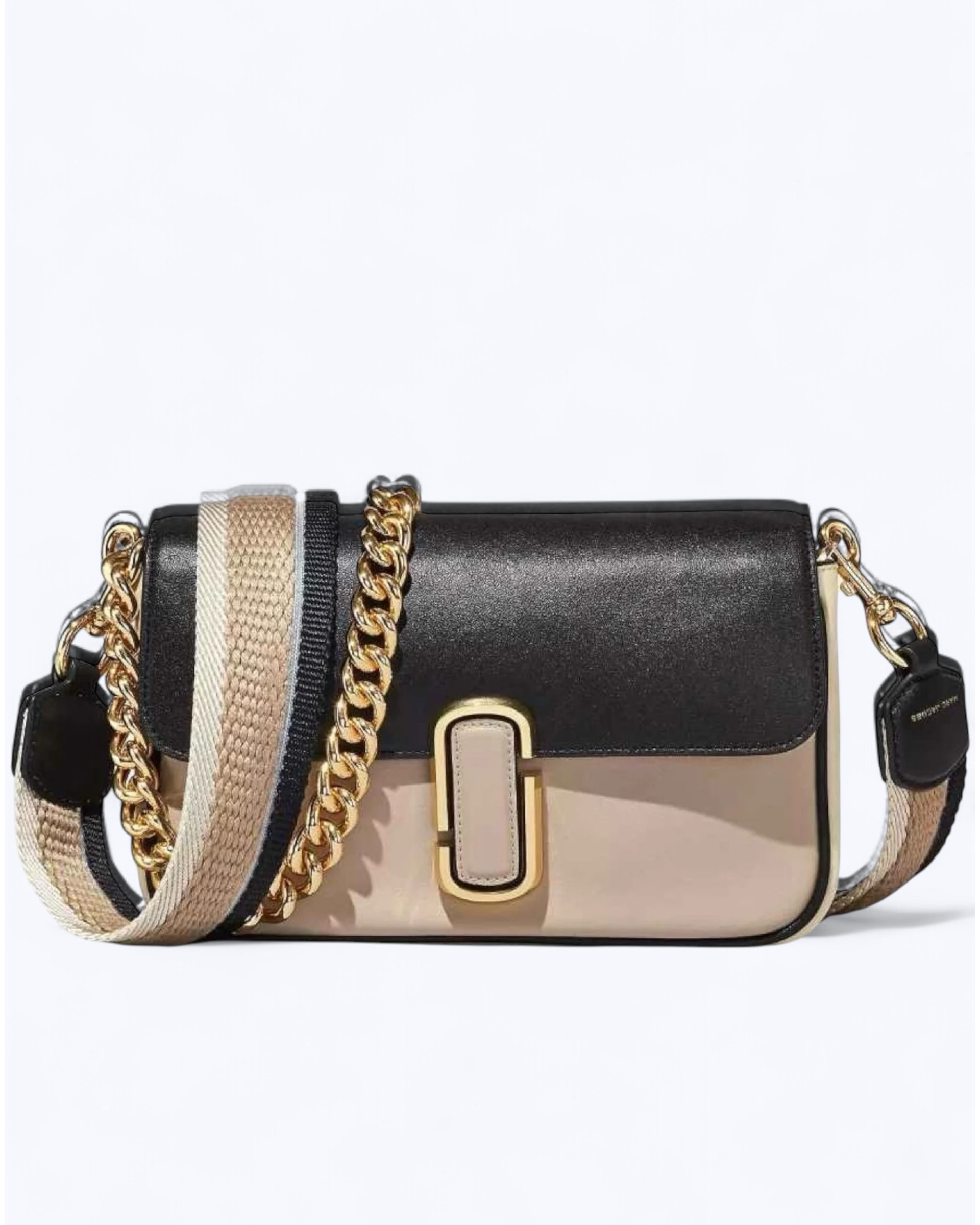 The J Marc Shoulder Bag - Greige Multi