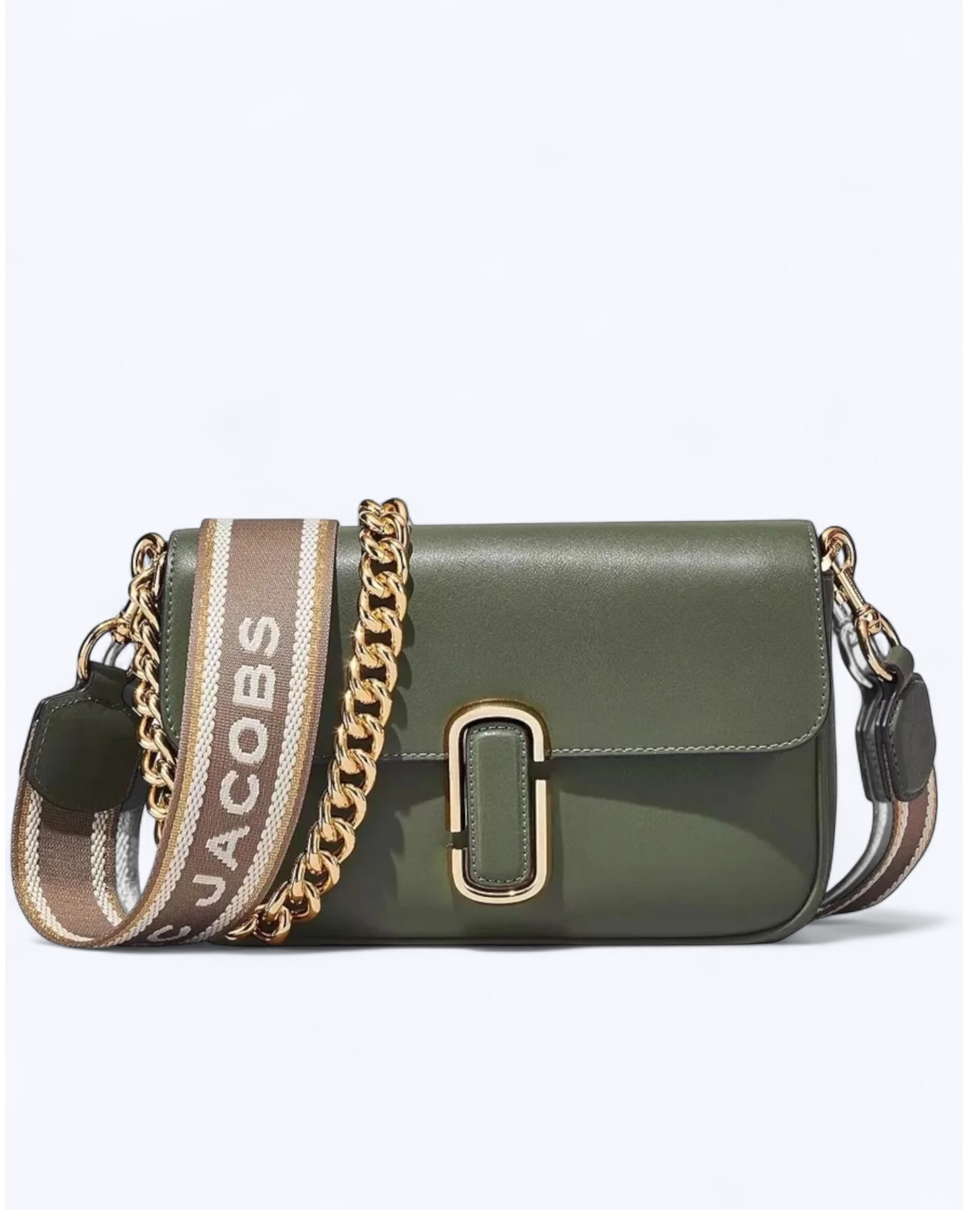 The J Marc Shoulder Bag - Bronze Green