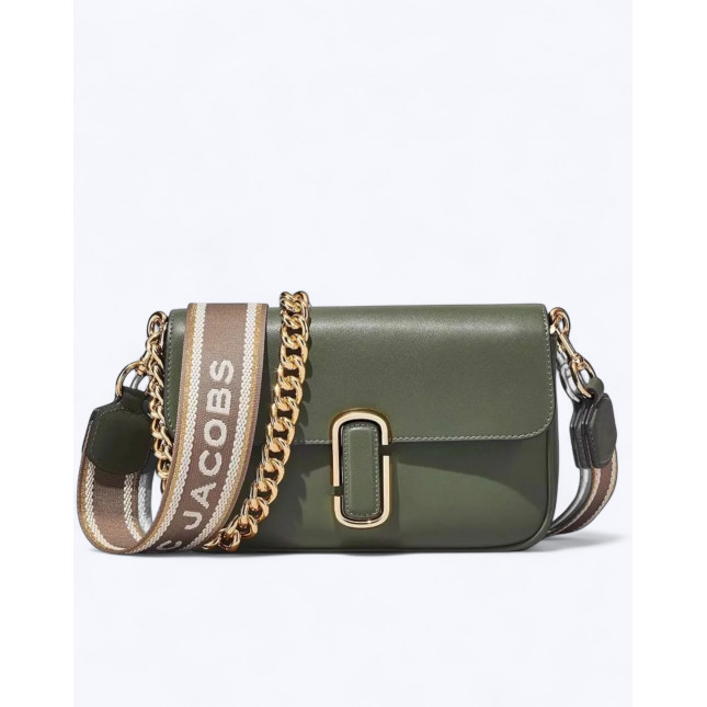 The J Marc Shoulder Bag - Bronze Green