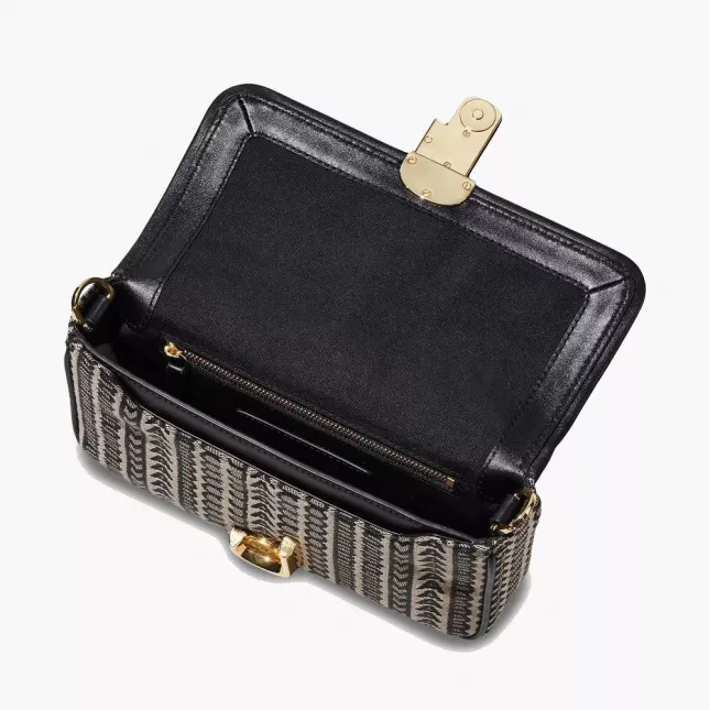 The J Marc Shoulder Bag - Beige Monogram