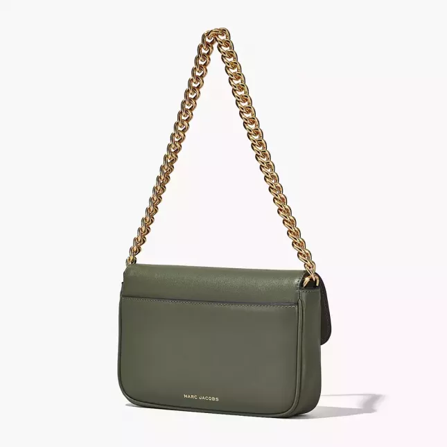 The J Marc Shoulder Bag - Bronze Green