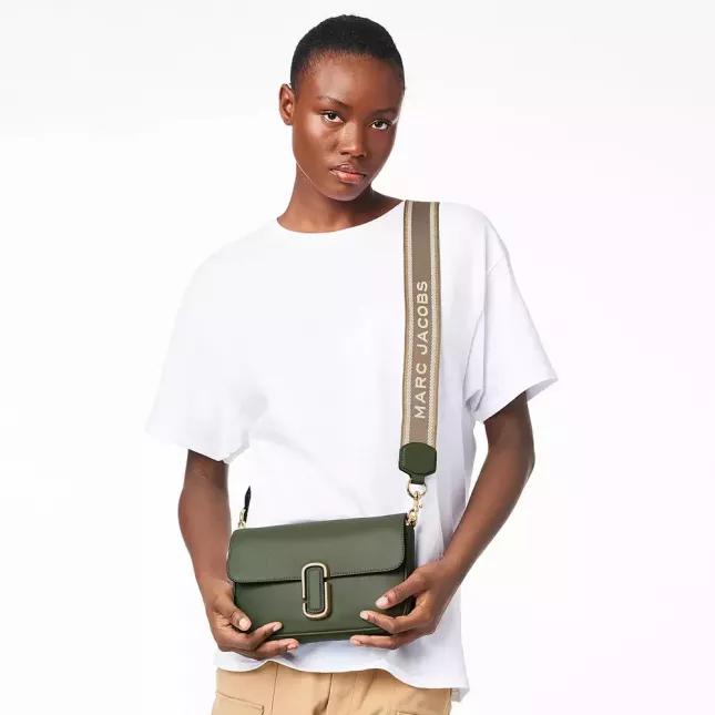 The J Marc Shoulder Bag - Bronze Green