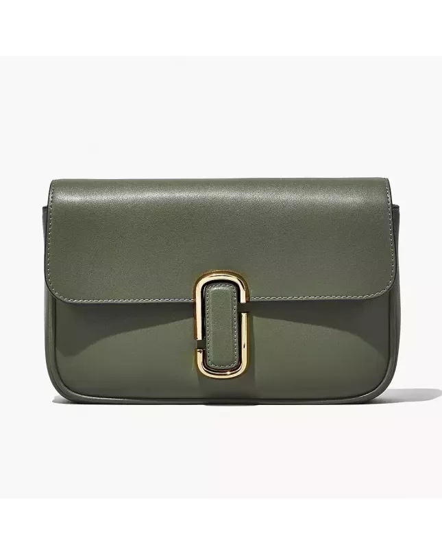 The J Marc Shoulder Bag - Bronze Green