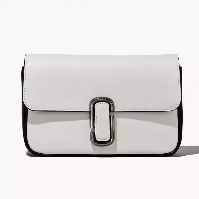 The bi-color J Marc Shoulder Bag - White