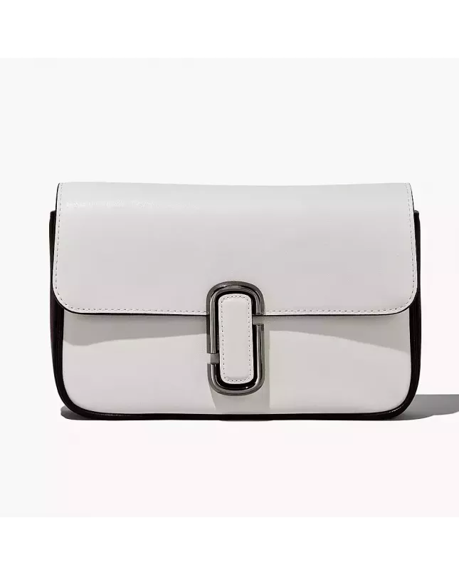 The bi-color J Marc Shoulder Bag - White