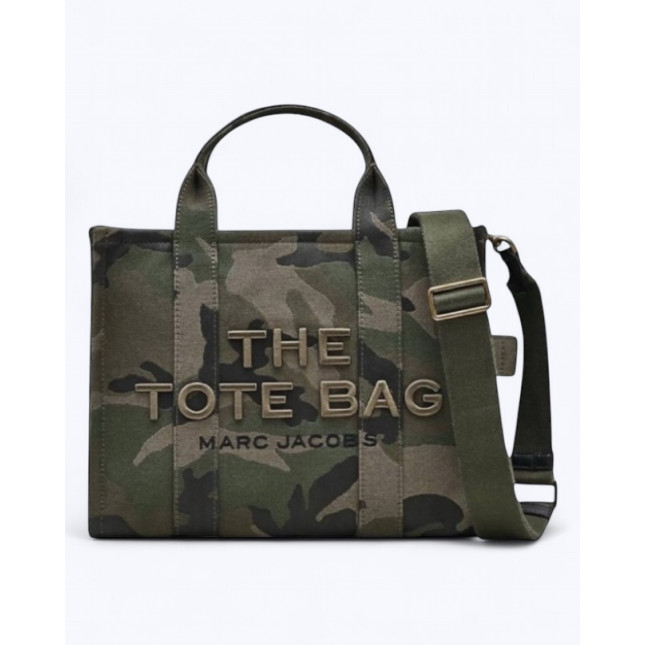  Marc Jacobs The Camouflage Canvas Medium Tote Bag