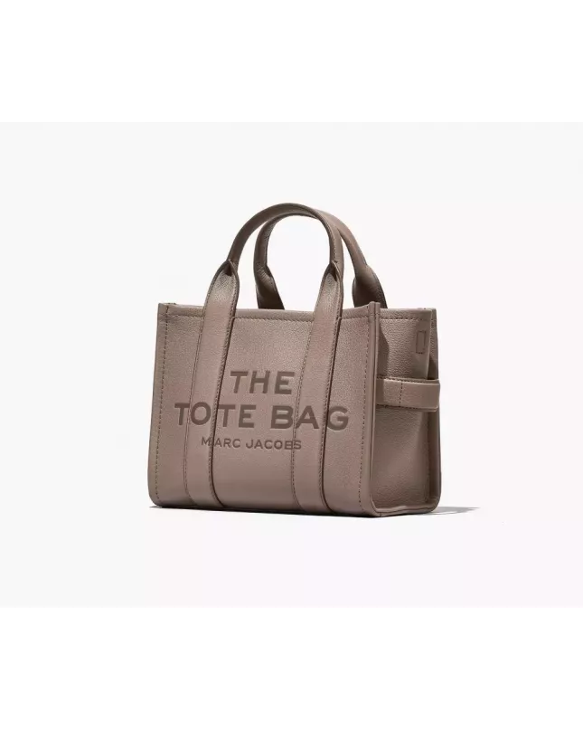  Marc Jacobs The Tote Bag Leather Medium - cement
